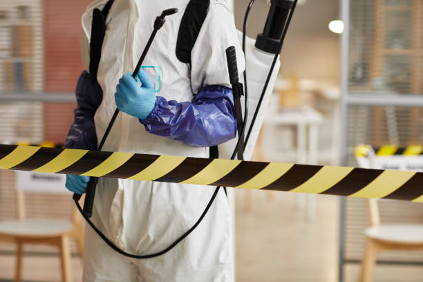 Professional Biohazard Cleanup technician working in Pleasantville, NY